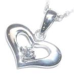 Yahoo! Yahoo!ショッピング(ヤフー ショッピング)ネックレス レディース 天然石 4月誕生石 ダイヤモンド ペンダント ネックレス ハート プレゼント オーダー