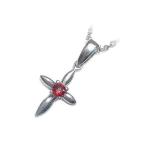 Yahoo! Yahoo!ショッピング(ヤフー ショッピング)ネックレス レディース 天然石 1月誕生石 ガーネット ペンダント ネックレス クロス プレゼント オーダー