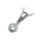 Yahoo! Yahoo!ショッピング(ヤフー ショッピング)ネックレス レディース 天然石 3月誕生石アクアマリンペンダント ネックレス プレゼント オーダー