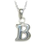 Yahoo! Yahoo!ショッピング(ヤフー ショッピング)イニシャル B イニシャル ペンダント ネックレス CanCam掲載 オーダー
