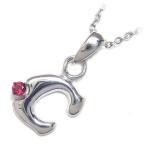 Yahoo! Yahoo!ショッピング(ヤフー ショッピング)ネックレス レディース 天然石 イニシャル C イニシャル 1月誕生石ガーネットペンダント ネックレス CanCam掲載 オーダー