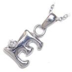 Yahoo! Yahoo!ショッピング(ヤフー ショッピング)ネックレス レディース 天然石 イニシャル E イニシャル 4月誕生石 ダイヤモンド ペンダント ネックレス CanCam掲載 オーダー