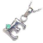 Yahoo! Yahoo!ショッピング(ヤフー ショッピング)ネックレス レディース 天然石 イニシャル E イニシャル 5月誕生石エメラルドペンダント ネックレス CanCam掲載 オーダー