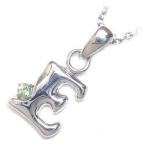 Yahoo! Yahoo!ショッピング(ヤフー ショッピング)ネックレス レディース 天然石 イニシャル E イニシャル 8月誕生石ペリドットペンダント ネックレス CanCam掲載 オーダー