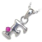 Yahoo! Yahoo!ショッピング(ヤフー ショッピング)ネックレス レディース 天然石 イニシャル F イニシャル 7月誕生石ルビーペンダント ネックレス CanCam掲載 オーダー