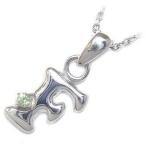 Yahoo! Yahoo!ショッピング(ヤフー ショッピング)ネックレス レディース 天然石 イニシャル F イニシャル 8月誕生石ペリドットペンダント ネックレス CanCam掲載 オーダー