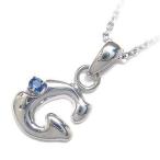 Yahoo! Yahoo!ショッピング(ヤフー ショッピング)ネックレス レディース 天然石 サファイア ネックレス イニシャル G イニシャル 9月誕生石 ネックレス CanCam掲載 オーダー