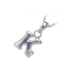 Yahoo! Yahoo!ショッピング(ヤフー ショッピング)ネックレス レディース 天然石 イニシャル K イニシャル 10月誕生石ピンクトルマリンペンダント ネックレス CanCam掲載 オーダー