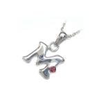 Yahoo! Yahoo!ショッピング(ヤフー ショッピング)ネックレス レディース 天然石 イニシャル M イニシャル 1月誕生石ガーネットペンダント ネックレス CanCam掲載 オーダー