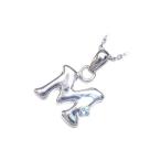 Yahoo! Yahoo!ショッピング(ヤフー ショッピング)ネックレス レディース 天然石 イニシャル M イニシャル 3月誕生石アクアマリンペンダント ネックレス CanCam掲載 オーダー