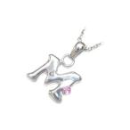 Yahoo! Yahoo!ショッピング(ヤフー ショッピング)ネックレス レディース 天然石 イニシャル M イニシャル 10月誕生石ピンクトルマリンペンダント ネックレス CanCam掲載 オーダー