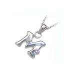 Yahoo! Yahoo!ショッピング(ヤフー ショッピング)ネックレス レディース 天然石 イニシャル M イニシャル 12月誕生石タンザナイトペンダント ネックレス CanCam掲載 オーダー