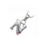 Yahoo! Yahoo!ショッピング(ヤフー ショッピング)ネックレス レディース 天然石 イニシャル N イニシャル 1月誕生石ガーネットペンダント ネックレス CanCam掲載 オーダー