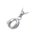 Yahoo! Yahoo!ショッピング(ヤフー ショッピング)ネックレス レディース 天然石 イニシャル O イニシャル 8月誕生石ペリドットペンダント ネックレス CanCam掲載 オーダー