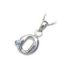 Yahoo! Yahoo!ショッピング(ヤフー ショッピング)ネックレス レディース 天然石 イニシャル O イニシャル 11月誕生石ブルートパーズペンダント ネックレス CanCam掲載 オーダー