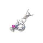 Yahoo! Yahoo!ショッピング(ヤフー ショッピング)ネックレス レディース 天然石 イニシャル P イニシャル 7月誕生石ルビーペンダント ネックレス CanCam掲載 オーダー