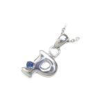 Yahoo! Yahoo!ショッピング(ヤフー ショッピング)ネックレス レディース 天然石 サファイア ネックレス イニシャル P イニシャル 9月誕生石 ネックレス CanCam掲載 オーダー