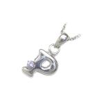 Yahoo! Yahoo!ショッピング(ヤフー ショッピング)ネックレス レディース 天然石 イニシャル P イニシャル 12月誕生石タンザナイトペンダント ネックレス CanCam掲載 オーダー