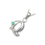 Yahoo! Yahoo!ショッピング(ヤフー ショッピング)ネックレス レディース 天然石 イニシャル Q イニシャル 5月誕生石エメラルドペンダント ネックレス CanCam掲載 オーダー