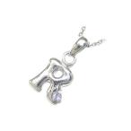 Yahoo! Yahoo!ショッピング(ヤフー ショッピング)ネックレス レディース 天然石 イニシャル R イニシャル 12月誕生石タンザナイトペンダント ネックレス CanCam掲載 オーダー
