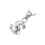 Yahoo! Yahoo!ショッピング(ヤフー ショッピング)ネックレス レディース 天然石 イニシャル S イニシャル 3月誕生石アクアマリンペンダント ネックレス CanCam掲載 オーダー