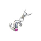 Yahoo! Yahoo!ショッピング(ヤフー ショッピング)ネックレス レディース 天然石 イニシャル S イニシャル 7月誕生石ルビーペンダント ネックレス CanCam掲載 オーダー