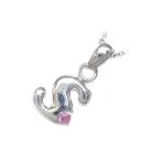 Yahoo! Yahoo!ショッピング(ヤフー ショッピング)ネックレス レディース 天然石 イニシャル S イニシャル 10月誕生石ピンクトルマリンペンダント ネックレス CanCam掲載 オーダー