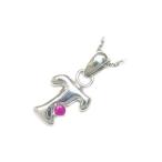 Yahoo! Yahoo!ショッピング(ヤフー ショッピング)ネックレス レディース 天然石 イニシャル T イニシャル 7月誕生石ルビーペンダント ネックレス CanCam掲載 オーダー