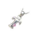 Yahoo! Yahoo!ショッピング(ヤフー ショッピング)ネックレス レディース 天然石 イニシャル T イニシャル 10月誕生石ピンクトルマリンペンダント ネックレス CanCam掲載 オーダー