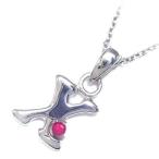 Yahoo! Yahoo!ショッピング(ヤフー ショッピング)ネックレス レディース 天然石 イニシャル X イニシャル 7月誕生石ルビーペンダント ネックレス CanCam掲載 オーダー