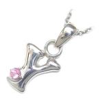 Yahoo! Yahoo!ショッピング(ヤフー ショッピング)ネックレス レディース 天然石 イニシャル Y イニシャル 10月誕生石ピンクトルマリンペンダント ネックレス CanCam掲載 オーダー