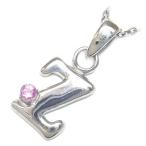 Yahoo! Yahoo!ショッピング(ヤフー ショッピング)ネックレス レディース 天然石 イニシャル Z イニシャル 10月誕生石ピンクトルマリンペンダント ネックレス CanCam掲載 オーダー