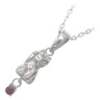 Yahoo! Yahoo!ショッピング(ヤフー ショッピング)猫 1月誕生石 シルバー ガーネットペンダント ネックレス オーダー