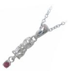 Yahoo! Yahoo!ショッピング(ヤフー ショッピング)猫 1月誕生石 シルバー ガーネットペンダント ネックレス オーダー