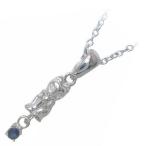 Yahoo! Yahoo!ショッピング(ヤフー ショッピング)サファイア ネックレス 猫 9月誕生石シルバー ネックレス オーダー