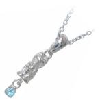 Yahoo! Yahoo!ショッピング(ヤフー ショッピング)猫 11月誕生石 シルバー ブルートパーズペンダント ネックレス オーダー