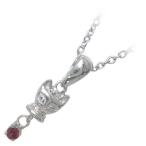 Yahoo! Yahoo!ショッピング(ヤフー ショッピング)猫 1月誕生石 シルバー ガーネットペンダント ネックレス オーダー