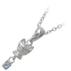 Yahoo! Yahoo!ショッピング(ヤフー ショッピング)猫 3月誕生石シルバー アクアマリンペンダント ネックレス オーダー