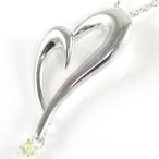 Yahoo! Yahoo!ショッピング(ヤフー ショッピング)ネックレス レディース 天然石 8月誕生石ペリドットペンダント ネックレス ハート プレゼント オーダー