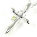 Yahoo! Yahoo!ショッピング(ヤフー ショッピング)ネックレス レディース 天然石 8月誕生石ペリドットペンダント ネックレス クロス プレゼント オーダー