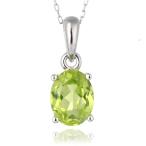 ネックレスレディース天然石ペリドットネックレス8月誕生石オーダー