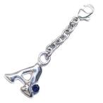 Yahoo! Yahoo!ショッピング(ヤフー ショッピング)サファイア チャーム A イニシャル 9月誕生石サファイアチャームトップ ホルダーCanCam掲載 オーダー