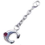 Yahoo! Yahoo!ショッピング(ヤフー ショッピング)C イニシャル 1月誕生石ガーネットチャームトップ ホルダーCanCam掲載 オーダー