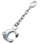 Yahoo! Yahoo!ショッピング(ヤフー ショッピング)C イニシャル 8月誕生石ペリドットチャームトップ ホルダーCanCam掲載 オーダー