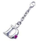 Yahoo! Yahoo!ショッピング(ヤフー ショッピング)D イニシャル 7月誕生石ルビーチャームトップ ホルダーCanCam掲載 オーダー