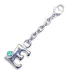 Yahoo! Yahoo!ショッピング(ヤフー ショッピング)E イニシャル 5月誕生石エメラルドチャームトップ ホルダーCanCam掲載 オーダー