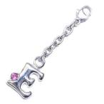 Yahoo! Yahoo!ショッピング(ヤフー ショッピング)E イニシャル 10月誕生石ピンクトルマリンチャームトップ ホルダーCanCam掲載 オーダー