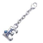 Yahoo! Yahoo!ショッピング(ヤフー ショッピング)E イニシャル 11月誕生石ブルートパーズチャームトップ ホルダーCanCam掲載 オーダー