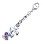 Yahoo! Yahoo!ショッピング(ヤフー ショッピング)F イニシャル 2月誕生石 アメジストチャームトップ ホルダーCanCam掲載 オーダー