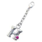 Yahoo! Yahoo!ショッピング(ヤフー ショッピング)H イニシャル 7月誕生石ルビーチャームトップ ホルダーCanCam掲載 オーダー